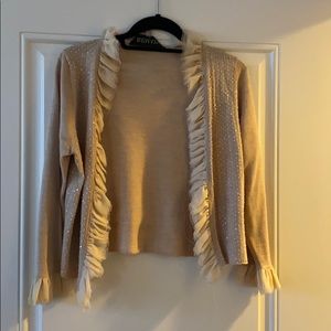 Elegant champagne sweater